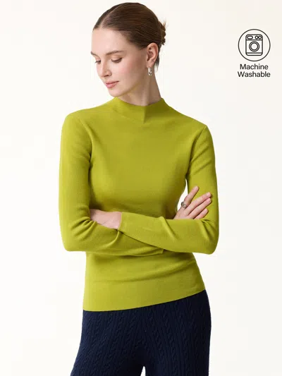 Oglmove The Everyday 100% Ultrafine Merino Wool Sweater In Green