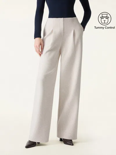 Oglmove Tummy-control Mid Rise Straight Leg Pull-on Pants