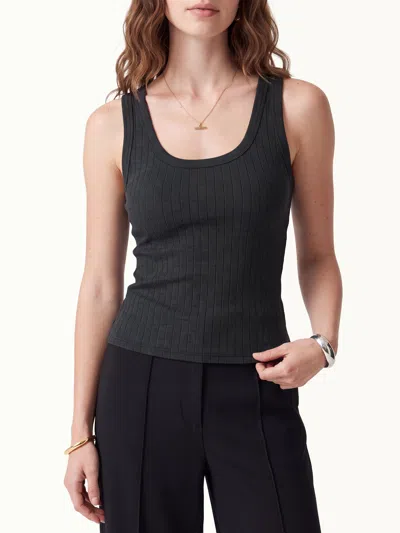 Oglmove U-neck Sleeveless Bra Top In Bush Grey