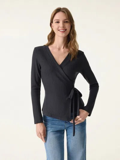 Oglmove Wrapped Long Sleeve Top