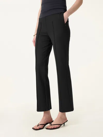 Oglmove Wrinkle-resistant High Rise Cropped Flare Leg Travel Pant In Animal Print