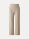 Oglmove Wrinkle-resistant High Rise Cropped Flare Leg Travel Pants In Pattern