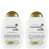 OGX NOURISHING+ COCONUT MILK SHAMPOO AND CONDITIONER BUNDLE FOR STRONG HAIR