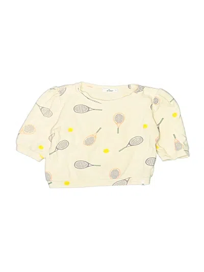 Pre-owned Oh Baby Kids' 3/4 Sleeve Blouse In Yellow
