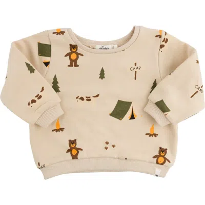 Oh Baby! Brand Camping Print Brooklyn Boxy- Infant In Neutral