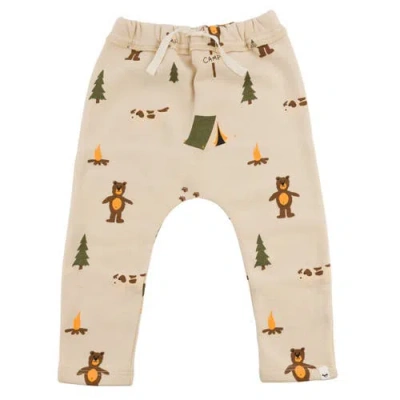 Oh Baby! Brand Camping Print Brooklyn Jogger-toddler In Neutral