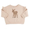 Oh Baby! Brand Deer Applique Millie Slouch-toddler, Little Kid In Pink