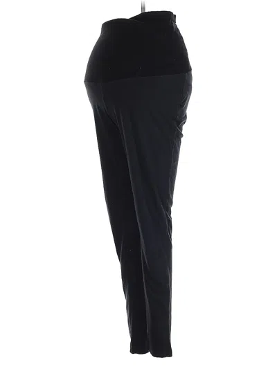Pre-owned Oh Baby By Motherhood Active Pants In Black