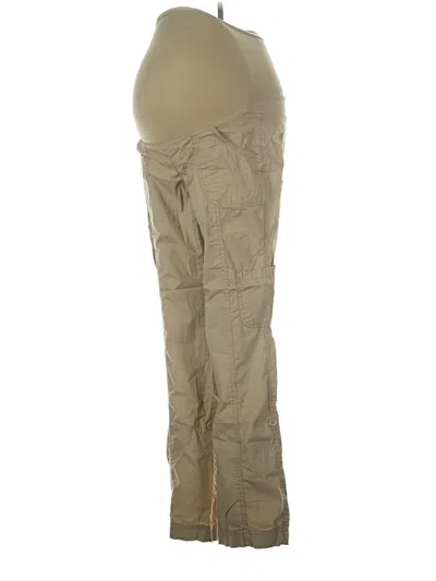Pre-owned Oh Baby By Motherhood Cargo Pants In Tan