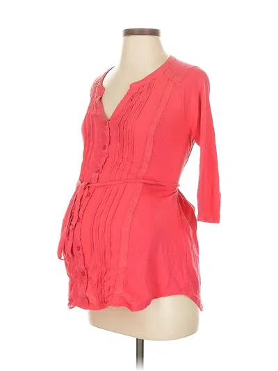 Pre-owned Oh Baby By Motherhood Kimono In Red