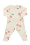 Oh Baby ! Cherries Two Piece Set In Milk