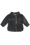 Oh Baby ! Corduroy With Snowdrift Shacket In Gray