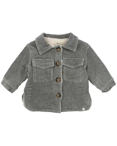 Oh Baby Kids' ! Corduroy With Snowdrift Shacket In Green