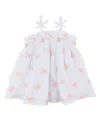 Oh Baby ! Girls' Brandie Mini Butterflies Dress - Baby, Little In White