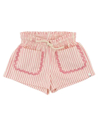 Oh Baby Kids' ! Girls' Cabana Ricrac Libby Pocket Short - Baby In Pink
