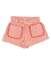 Oh Baby Kids' ! Girls' Cabana Ricrac Libby Pocket Short - Baby In Red