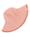 Oh Baby ! Girls' Ricrac Cabana Sunhat - Baby In Red