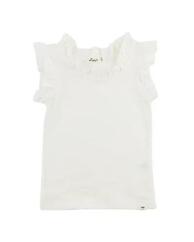 Oh Baby ! Girls' Ruffle Rebekah Top - Baby, Little Kid In White