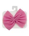 Oh Baby ! Girls' Sparkle Gathered Bow Headband - Baby In Pink