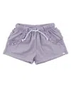 Oh Baby ! Girls' Sparkle Ruffle Pocket Lottie Short - Baby In Purple