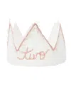 Oh Baby ! Girls' Linen Crown - One Embroidered - Baby