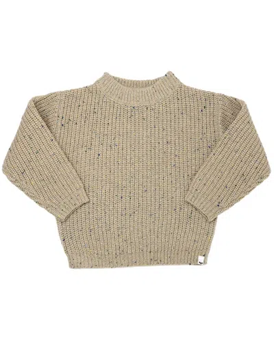 Oh Baby Grandpa Knitted Pullover In Brown