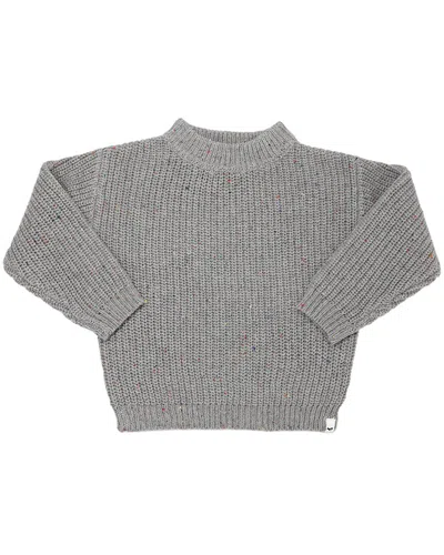 Oh Baby Grandpa Knitted Pullover In Gray
