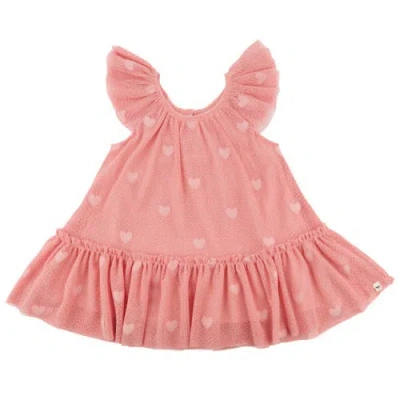 Oh Baby Kids' ! Hearts Bobinette Stella Dress In Pink