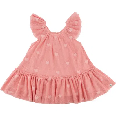 Oh Baby ! Hearts Bobinette Stella Dress In Pink