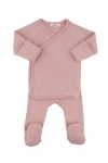 Oh Baby ! Hearts Pointelle Kimono Set