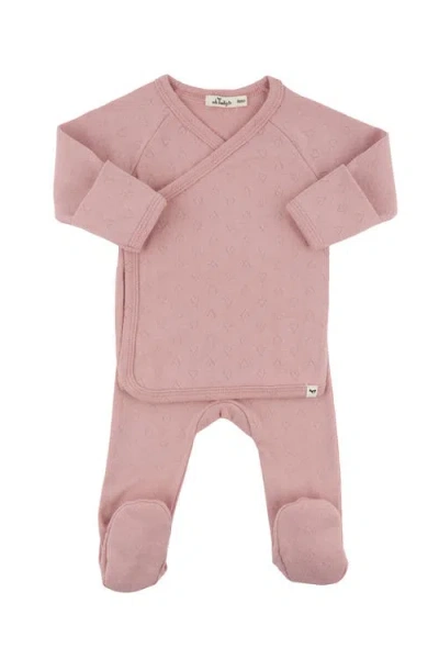 Oh Baby ! Hearts Pointelle Kimono Set