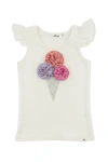 Oh Baby ! Ice Cream Bright Sparkle Flutter Tank