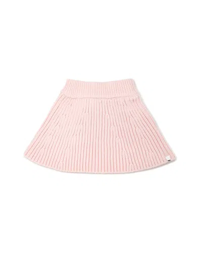 Oh Baby Kids' ! Knitted Flare Skirt In Pink
