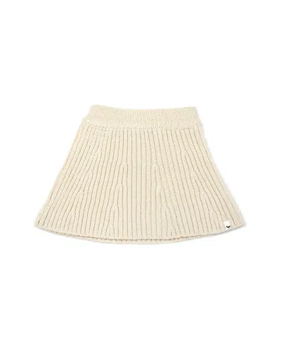 Oh Baby Kids' ! Knitted Flare Skirt In Neutral