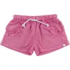 Oh Baby ! Lottie Sparkle Ruffle Pocket Ruffle-back Shorts