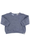 Shop Oh Baby ! Mini Honeycomb Elbow Patch Boxy In Denim