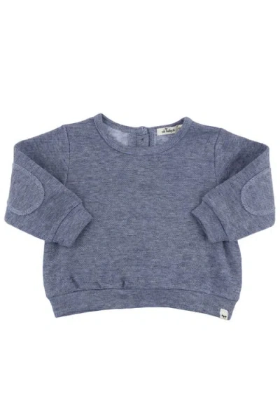 Oh Baby ! Mini Honeycomb Elbow Patch Boxy In Denim