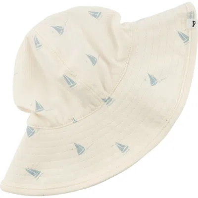 Oh Baby Kids' ! Mini Sailboats Sunhat In Neutral