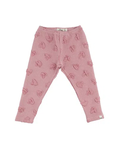 Oh Baby Pucker Hearts Legging In Pink