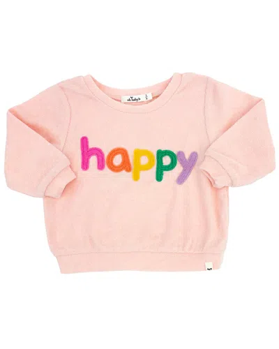 Oh Baby Kids' ! Rainbow 'happy' Terry Appl Brooklyn Boxy In Multi