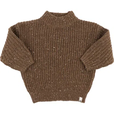 OH BABY OH BABY! SPECKLE KNIT GRANDPA KNITTED PULLOVER
