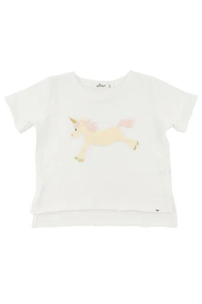 Oh Baby Kids' ! Unicorn Raw Edge T-shirt