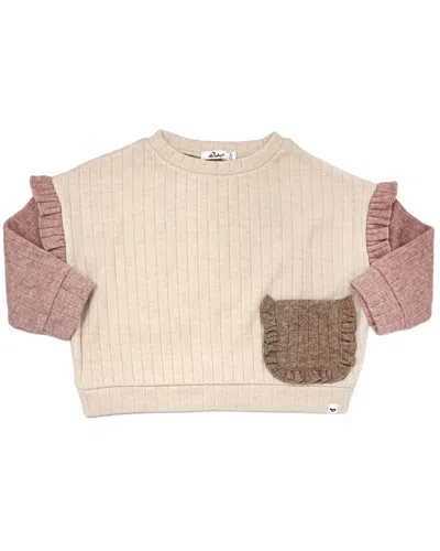 Oh Baby Kids' ! Wide Rib Sweater In Multi