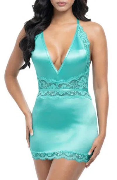 Oh La La Cheri Alessandra Chemise In Blue