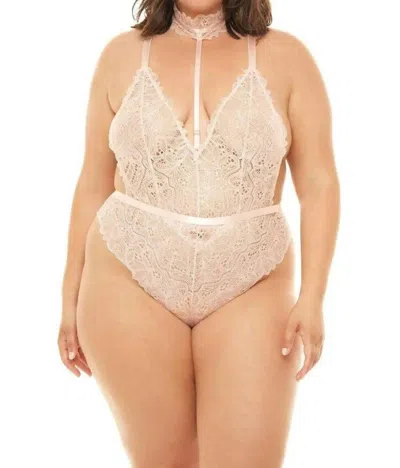 Oh La La Cheri Dahlia Teddy -plus In Peach Whip In Neutral