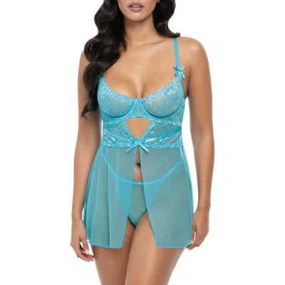 Oh La La Cheri Emma Underwire Chemise & G-string Set