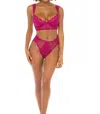 Oh La La Cheri Harper 2 Piece Bra Set In Cherries Jubilee In Pink