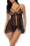 OH LA LA CHERI INDIE UNDERWIRE BABYDOLL CHEMISE