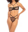 Oh La La Cheri Katia Two Piece Bra Set In Black In Black