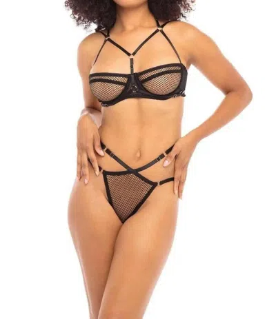 Oh La La Cheri Katia Two Piece Bra Set In Black